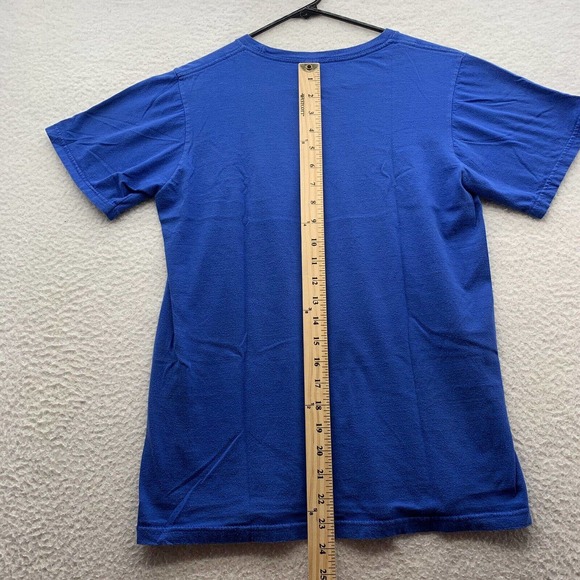 Dr. Who Graphic T-Shirt Mens Small S Tardis The Doctor YOLO BBC TV SciFi Blue - Picture 4 of 7